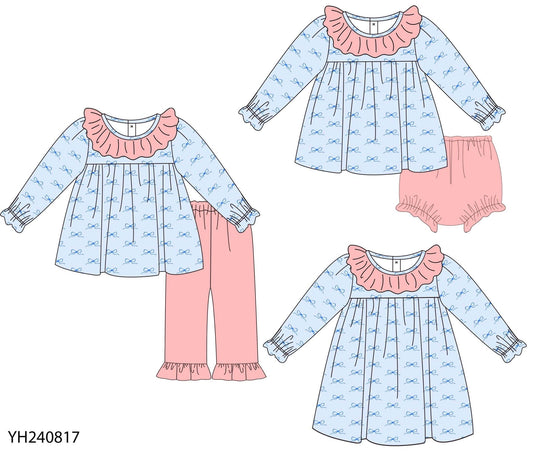 BLUE BOW COLLECTION $18 SALE