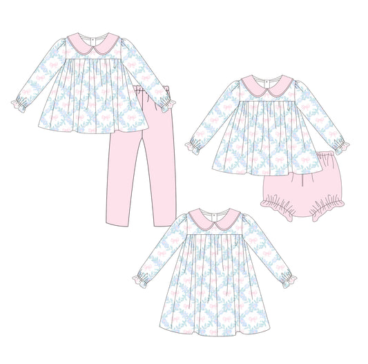 PINK BOW TOILE COLLECTION $18 SALE