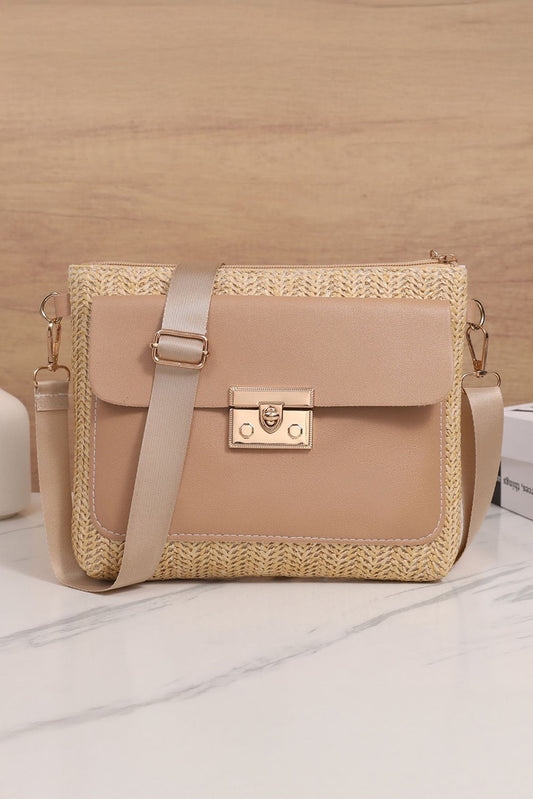 Straw Woven Shoulder Purse RTS