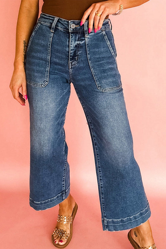 Cropped Wide Leg Jeans LT
