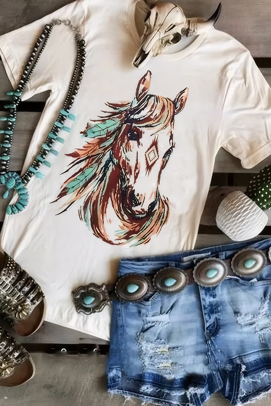 Horse Graphic Crewneck RTS